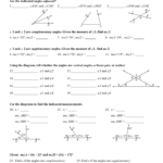 1 5 Practice Angle Relationships Worksheet Answers Worksheetpedia