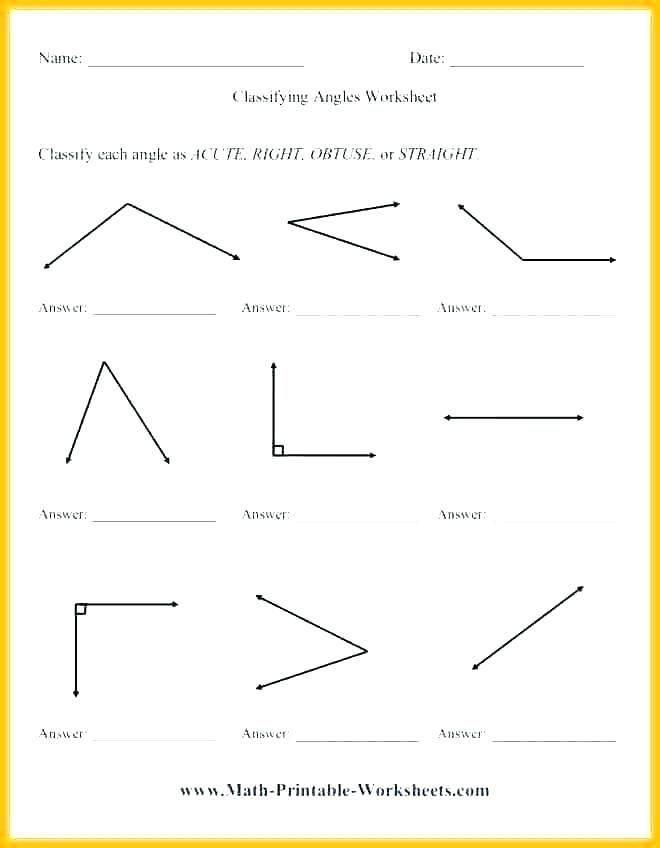21 Geometry Angles Worksheet Pdf Triangle Angles Worksheets 