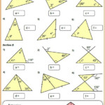 25 Triangle Interior Angles Worksheet Answers