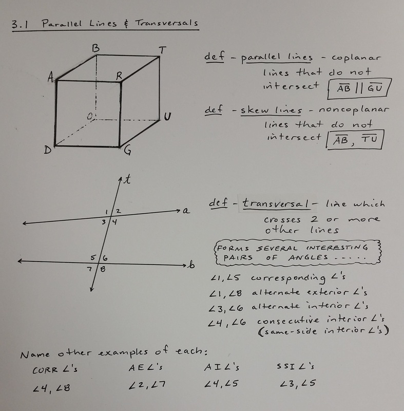 3 1 Parallel Lines And Transversals Worksheet Answers Kidsworksheetfun