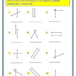 30 Parallel Perpendicular And Intersecting Lines Worksheet Line