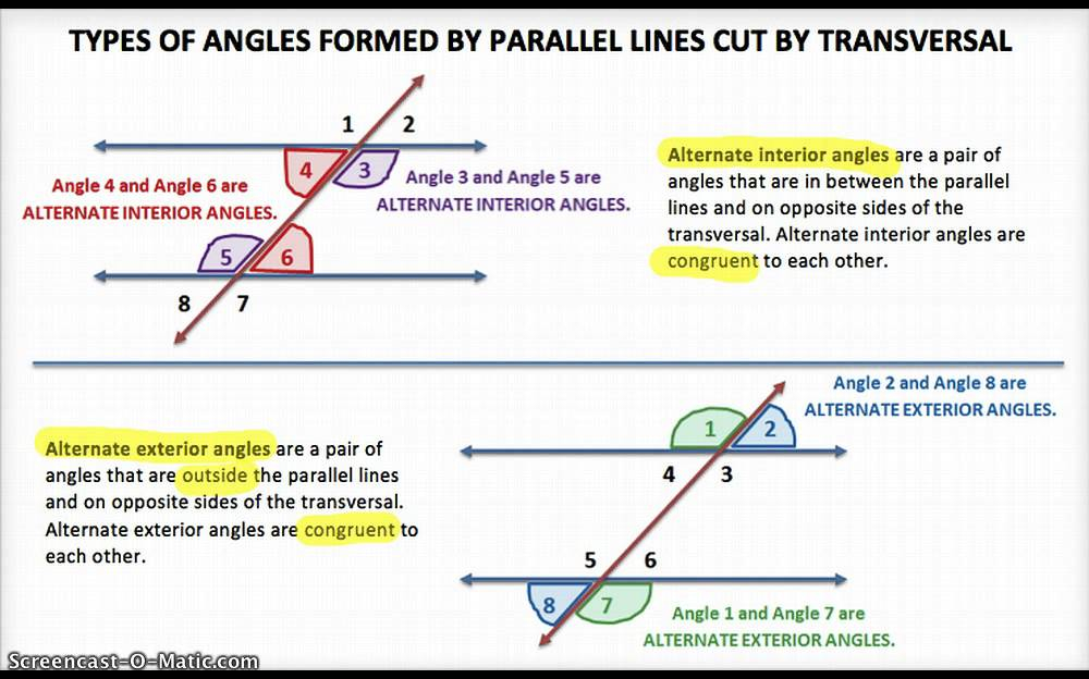 31 Angles Formed By Parallel Lines And Transversals Worksheet Answers 