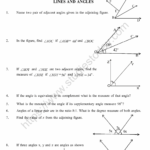 32 Lines And Angles Worksheet Worksheet Source 2021