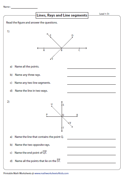 34 Points Lines Planes And Angles Worksheet Answers Notutahituq 