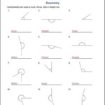 3rd Grade Math Angles Worksheet Free Worksheet