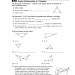 42 Practice A Angle Relationships In Triangles Db excel