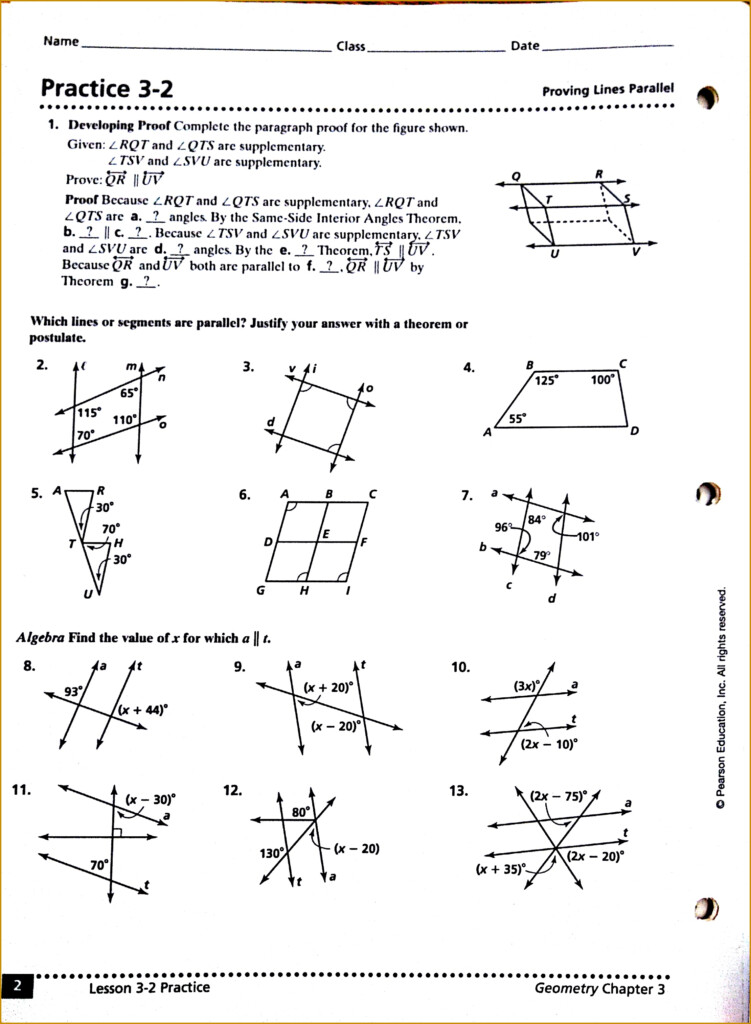 5 Congruent Triangles Worksheet FabTemplatez