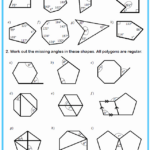 50 Angles Of Polygon Worksheet Chessmuseum Template Library