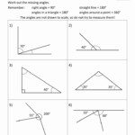 50 Find The Missing Angle Worksheet Chessmuseum Template Library In