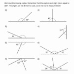 50 Find The Missing Angle Worksheet In 2020 With Images Angles