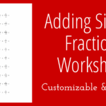 Adding Similar Fractions Worksheet STEM Sheets