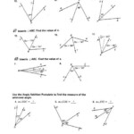 Angle Addition Worksheets Worksheet Hero