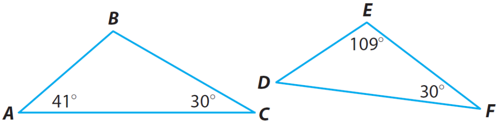 Angle Angle Similarity Worksheet