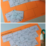 Angle Relationships Pyramid Sum Puzzle Teaching Geometry Angle