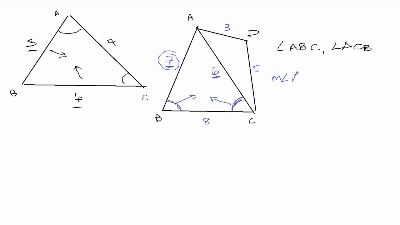 Angle Side Relationships In Triangles YouTube