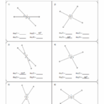 Angles In A Straight Line Worksheet SHOTWERK