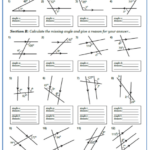 Angles On A Straight Line Worksheet Grade 5 Pdf Free Worksheet