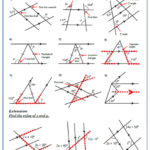 Angles On Parallel Lines Worksheets Practice Questions And Answers