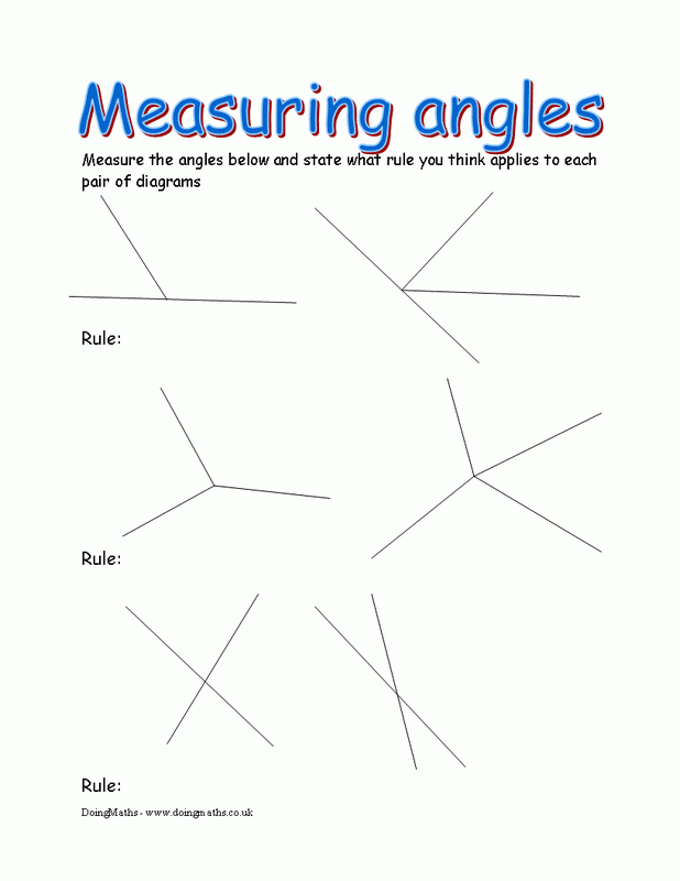 Angles Worksheets And PowerPoints DoingMaths Free Maths Worksheets