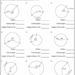 Arc Length And Area Of Sector Worksheets Teaching Geometry Geometry