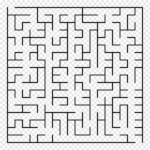 Black Maze Illustration Labyrinth Theseus And The Minotaur English