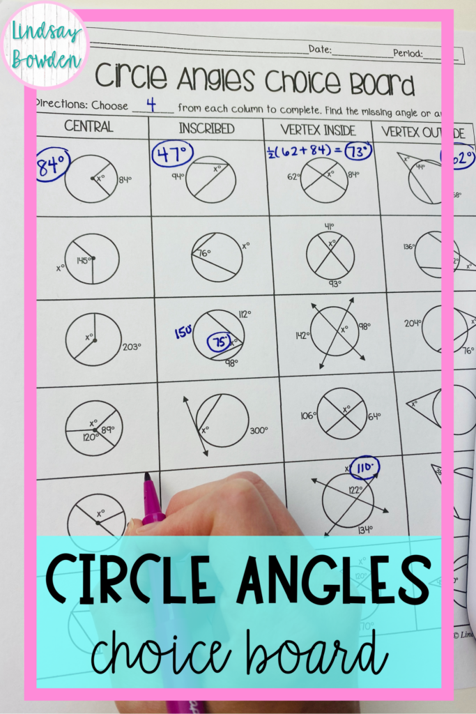 Central And Inscribed Angles Worksheet Answers Worksheet