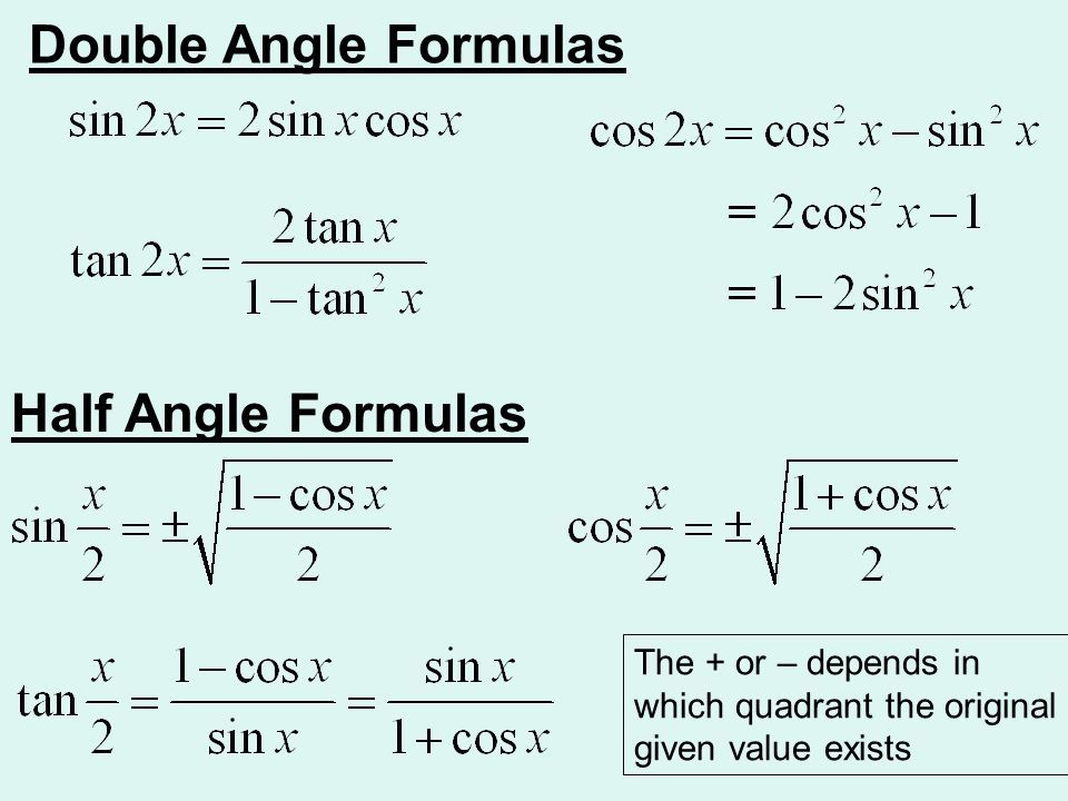 Ch 5 5 Multiple Angle And Product to Sum Formulas Ppt Download 