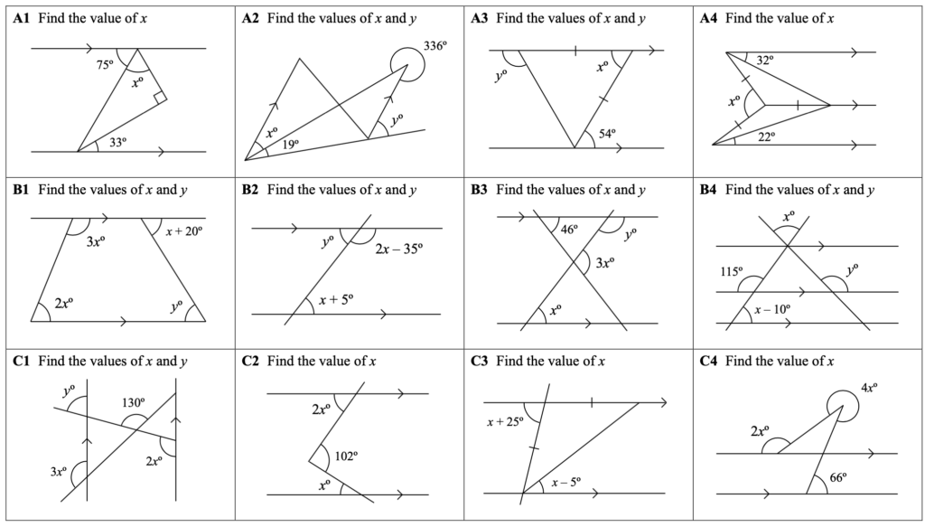 CIS Year 8 Geometry Angles On Parallel Lines Maths With David