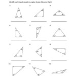 Classifying Triangles By Their Angles Interactive Worksheet