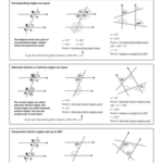 Corresponding Angles Worksheet Grade 8 Worksheet