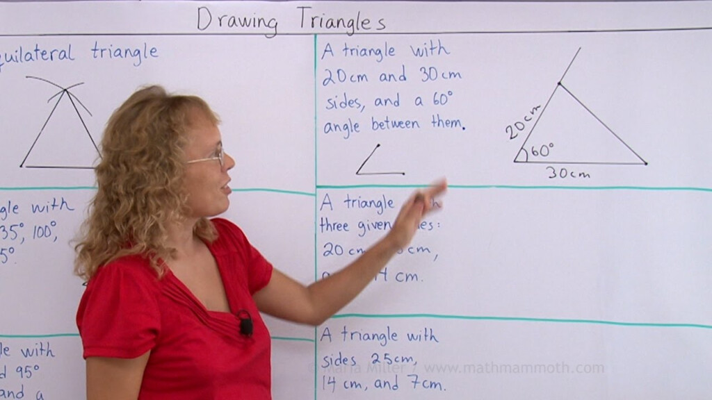 Drawing Triangles With Given Conditions YouTube