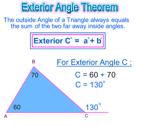 Exterior Angle Of A Triangle Passy s World Of Mathematics