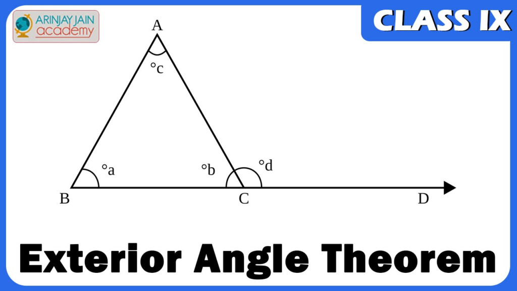 Exterior Angle Theorem For Triangles Maths YouTube