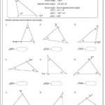 Exterior Angle Theorem Worksheet Exterior And Interior Angles A