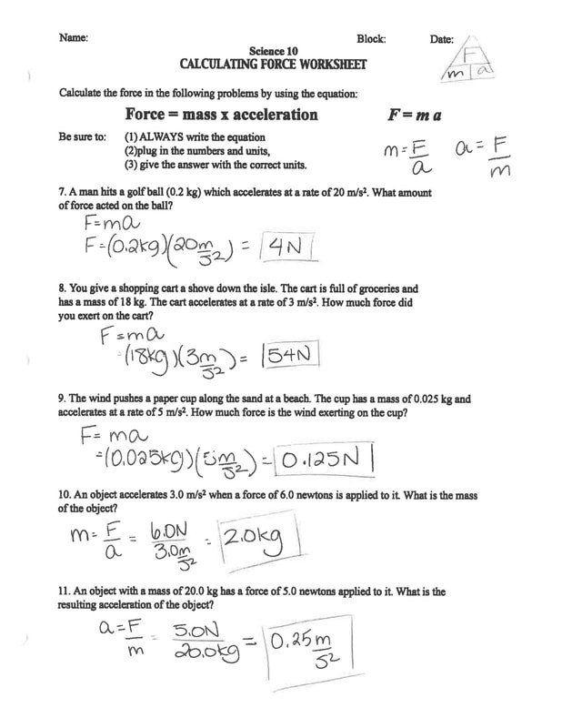 F Ma Worksheet Answer Key Riz Books