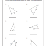 Find The Measure Of An Angle Trigonometry Worksheets Angles