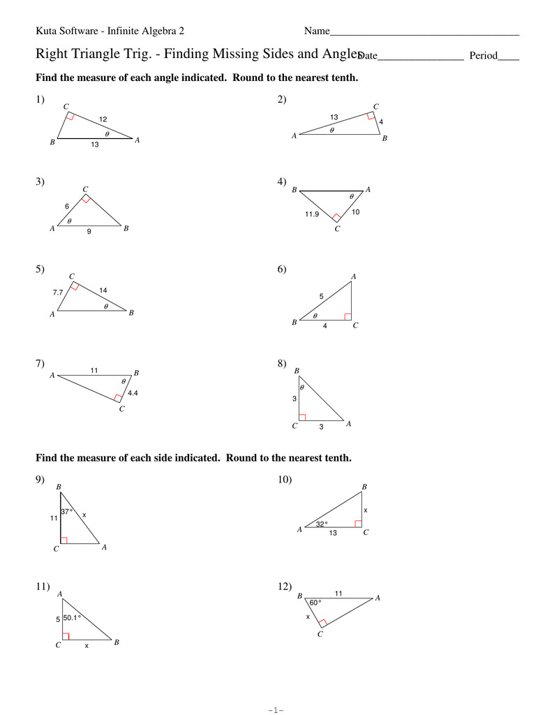 Find The Measure Of Each Angle Indicated Worksheet Answers Db excel