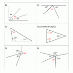 Find The Missing Angles 2 Answers Geometry Proofs Angles Worksheet