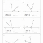 Finding Angle Measures Worksheet Awesome Pairs Of Angles Worksheets In