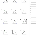 Finding Complementary Angles Worksheet Angles Worksheet Geometry