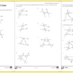 Finding Missing Angles In Parallel Lines Worksheet KS3 Maths