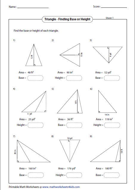 Finding Missing Angles In Triangles Worksheet Doc Thekidsworksheet