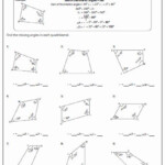 Finding Missing Angles Worksheet Awesome Quadrilateral Worksheets In
