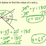 Finding The Value Of Angles Formed By Intersecting Lines Geometry