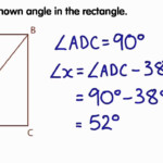 Finding Unknown Angles In A Rectangle YouTube