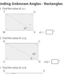 Finding Unknown Angles Rectangles Teaching Resources