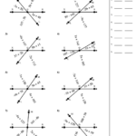 Finding Variable Value By Balancing Equations Worksheet Angles