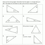 Free printable geometry sheets angles in a triangle 1 gif 790 1 022