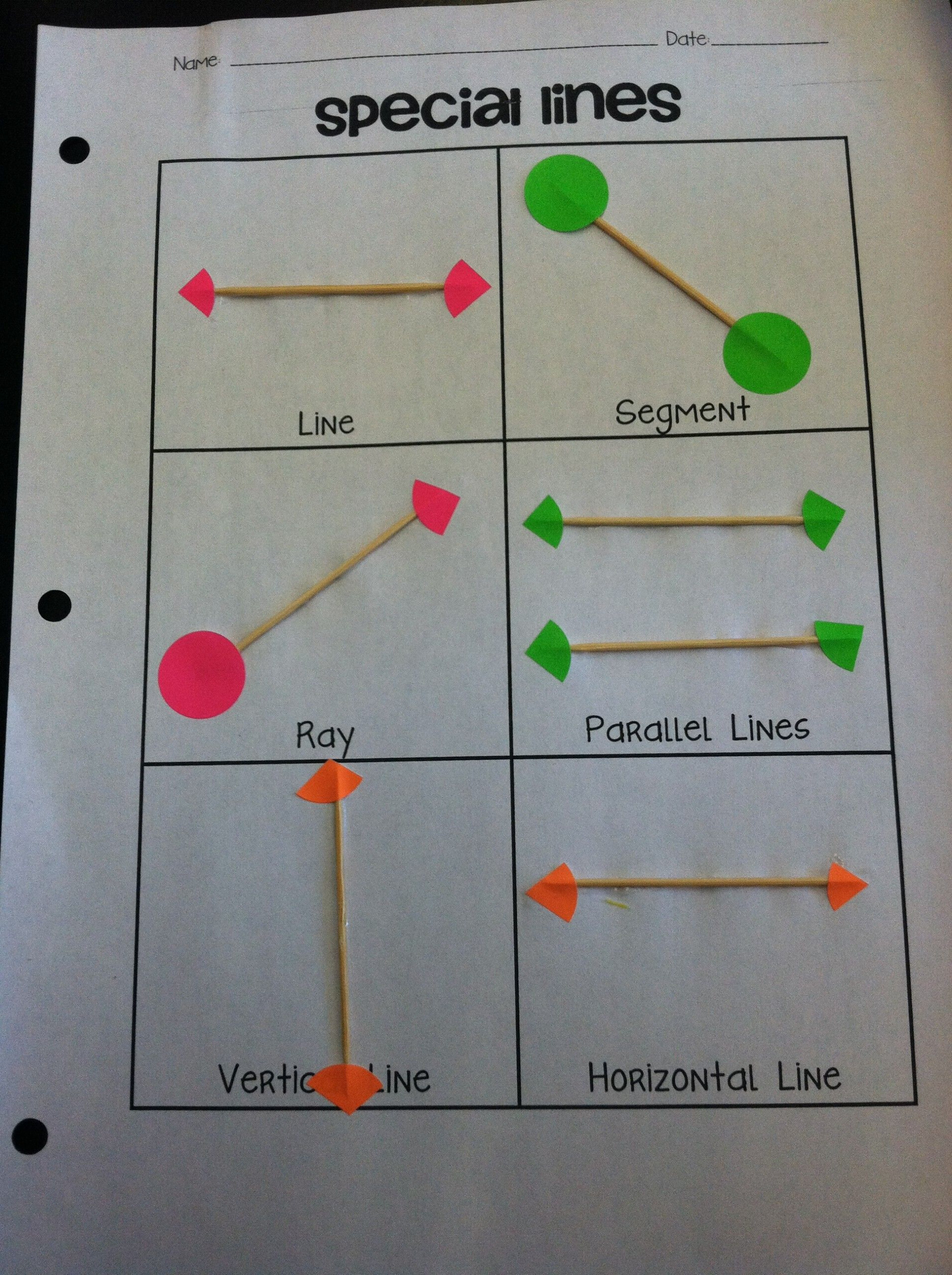 Free Printable Worksheets For Lines Line Segments Rays Learning How