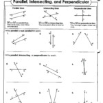 Geometry Parallel Lines And Transversals Worksheet Answers